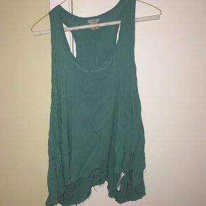 Green/blue tank top